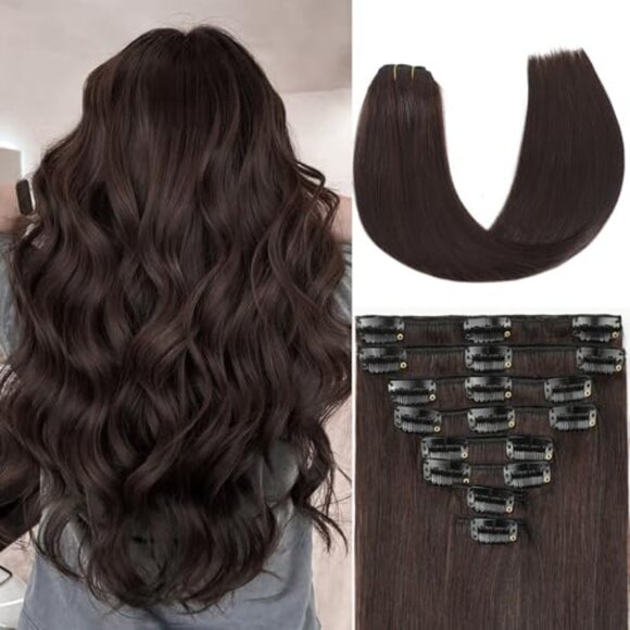 Seamless Clip-In Hair Extensions Remy Human Hair Voluminous Chic Style main image 4